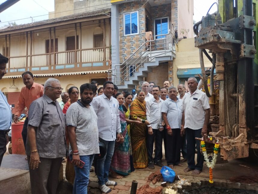 ಕೊಳವೆ ಬಾವಿ ಕೊರೆಸಲು ಚಾಲನೆ